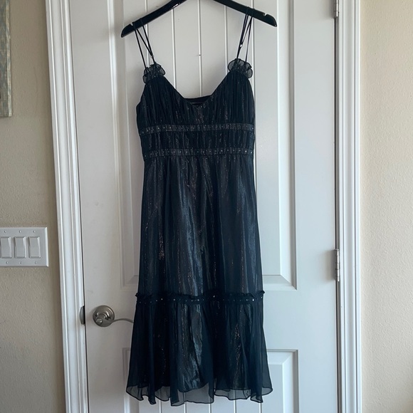BCBGMaxAzria Dresses & Skirts - BCBGMAXAZRIA shimmery sweetheart cut dress size 8